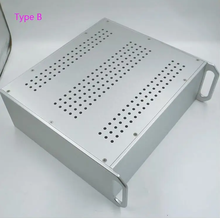 BZ3613 aluminum Silver Power Box American Standard PSU Chassis HIFI PSU Enclosure DIY Case