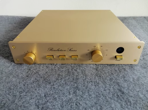 1:1 Clone  FM155 FM ACOUSTICS preamplifier HIFI Gold Power Amplificador Preamp with Linear Power Supply