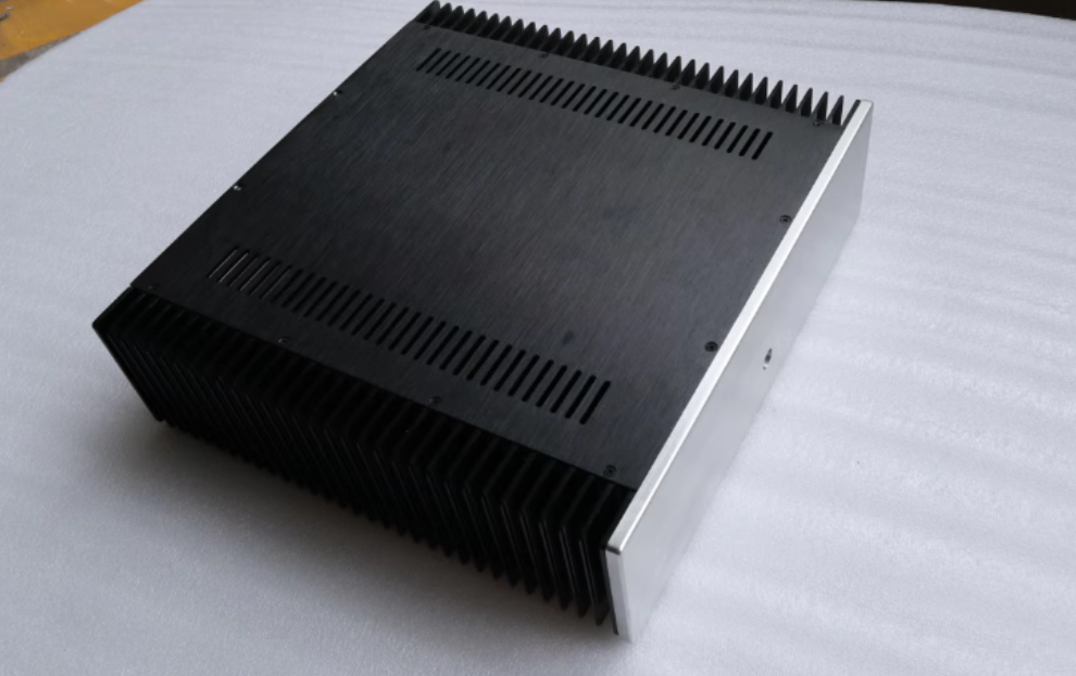 4312 CNC All Aluminum class A Power Amplifier Chassis Audio Amp Enclosure High-end DIY Box with big heatsink