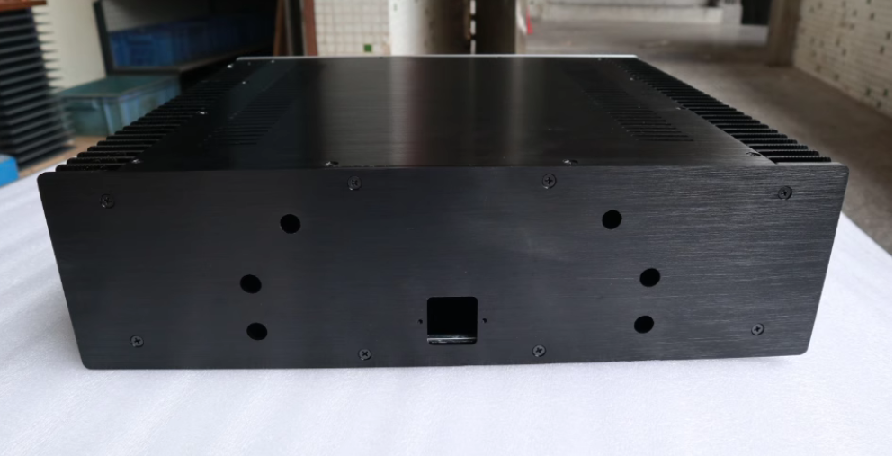 4312 CNC All Aluminum class A Power Amplifier Chassis Audio Amp Enclosure High-end DIY Box with big heatsink