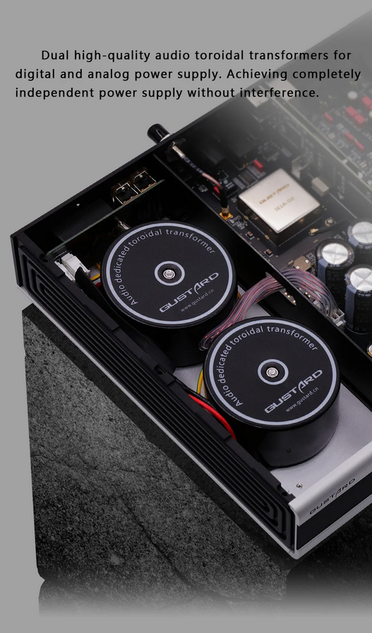 GUSTARD DAC-X26III Network Streaming Decoder Double ES9039SPRO DSD512 PCM768 MQA With remote control