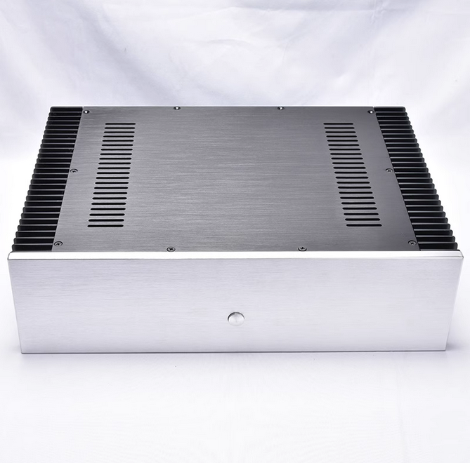 BZ4312 Pure Rear Class A Full Aluminum Power Amplifier Chassis DIY Box with both side heatsink
