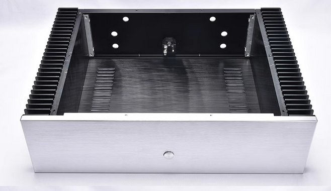BZ4312 Pure Rear Class A Full Aluminum Power Amplifier Chassis DIY Box with both side heatsink