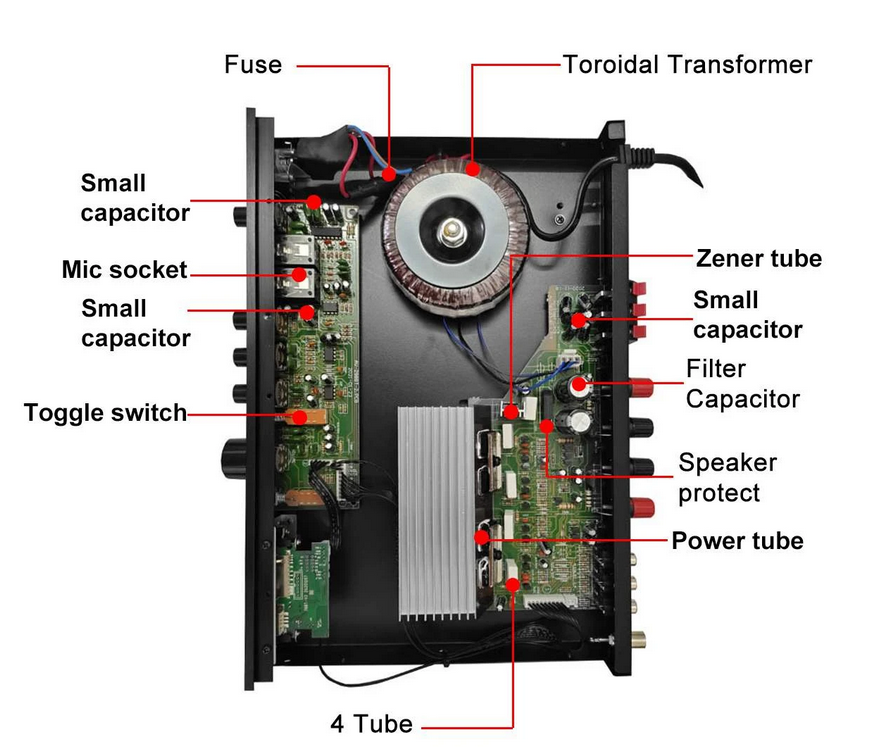 2000W Bluetooth Power Amplifier Audio Subwoofers Home Karaoke theater KTV HiFi Stereo Surround Sound Digital Amplifiers