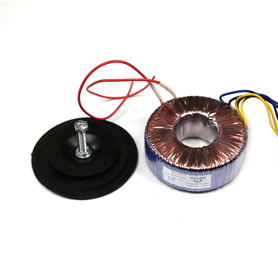 150W Japanese A1 iron core Pure copper wire wound Audio Toroidal Transformer for amplifier output：18V-0-18V