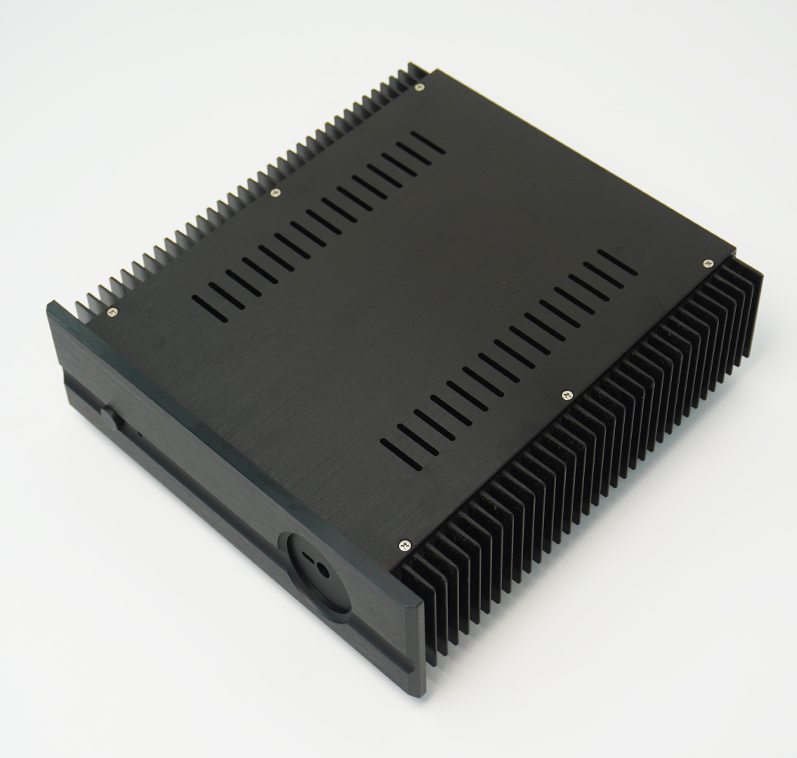 Black 258 class A Full Aluminum Amplifier chassis power supply Box HIFI DIY case