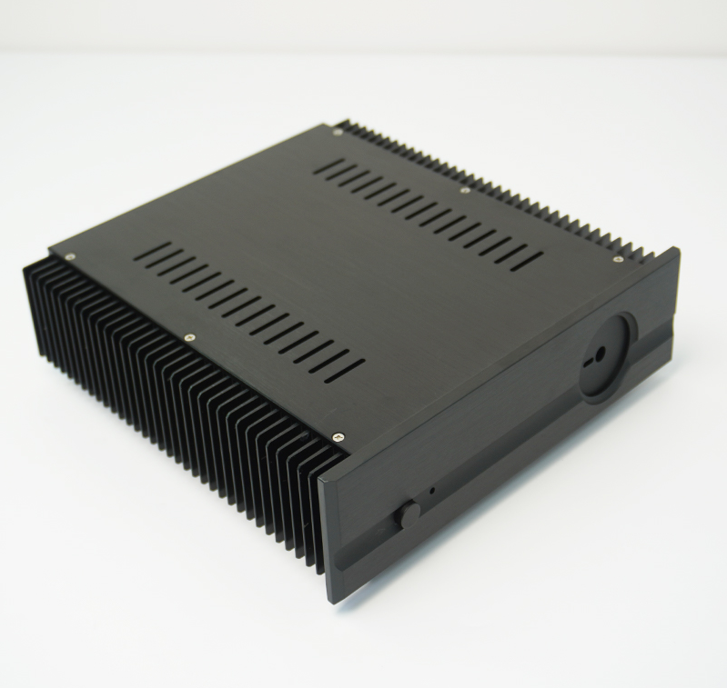Black 258 class A Full Aluminum Amplifier chassis power supply Box HIFI DIY case