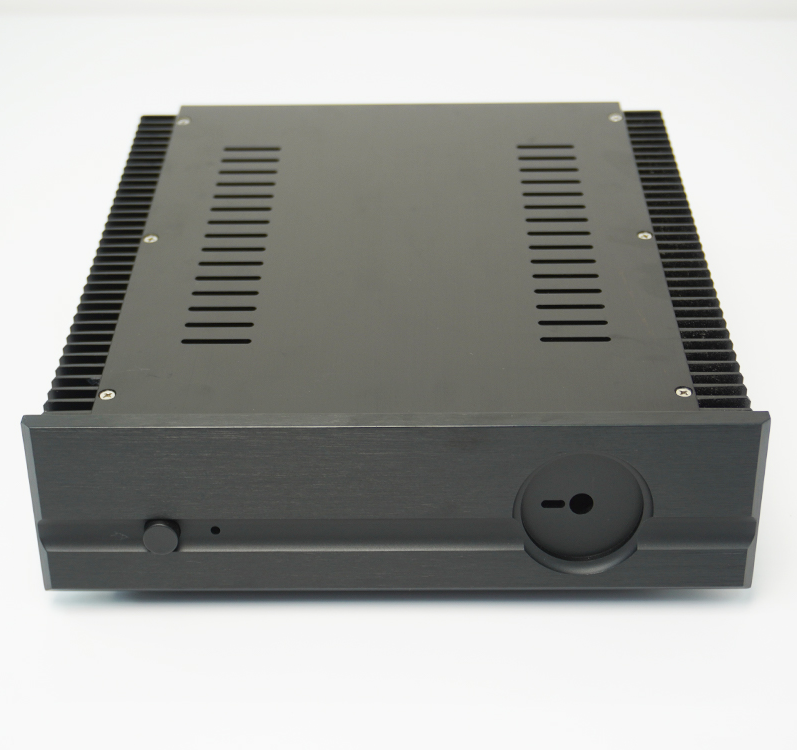 Black 258 class A Full Aluminum Amplifier chassis power supply Box HIFI DIY case