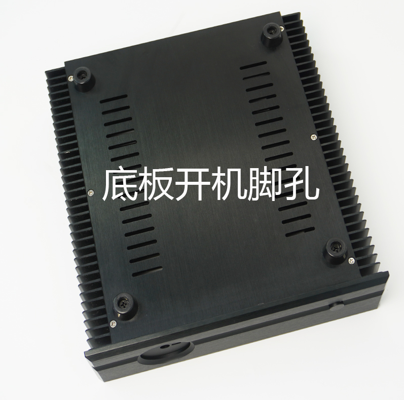Black 258 class A Full Aluminum Amplifier chassis power supply Box HIFI DIY case