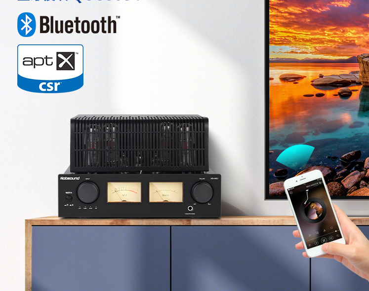 Nobsound MS-90D HIFI 18W*2 stereo Home power tube amplifier with bluetooth 5.0