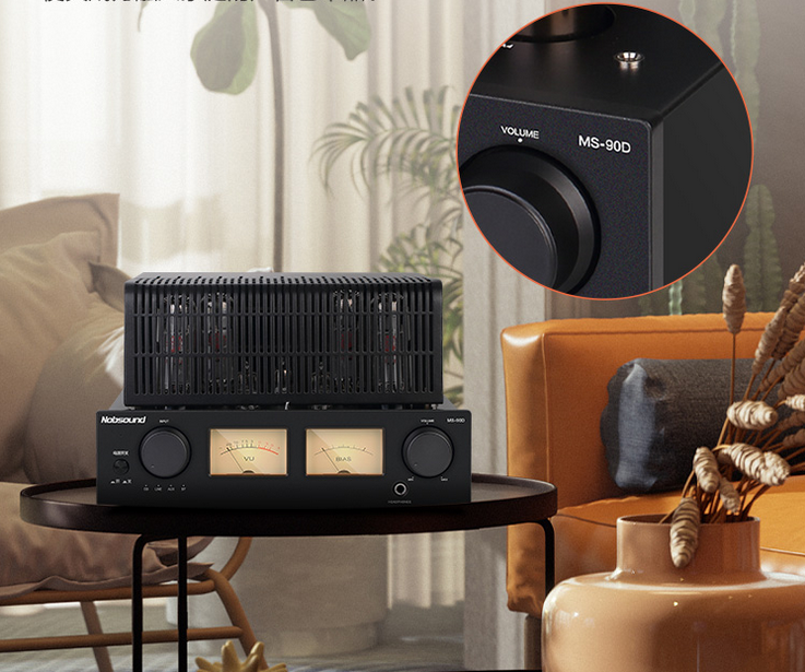 Nobsound MS-90D HIFI 18W*2 stereo Home power tube amplifier with bluetooth 5.0