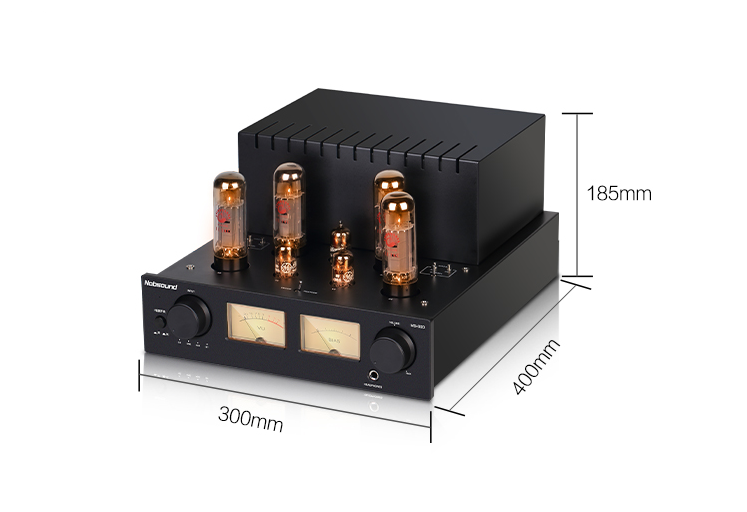 Nobsound MS-90D HIFI 18W*2 stereo Home power tube amplifier with bluetooth 5.0