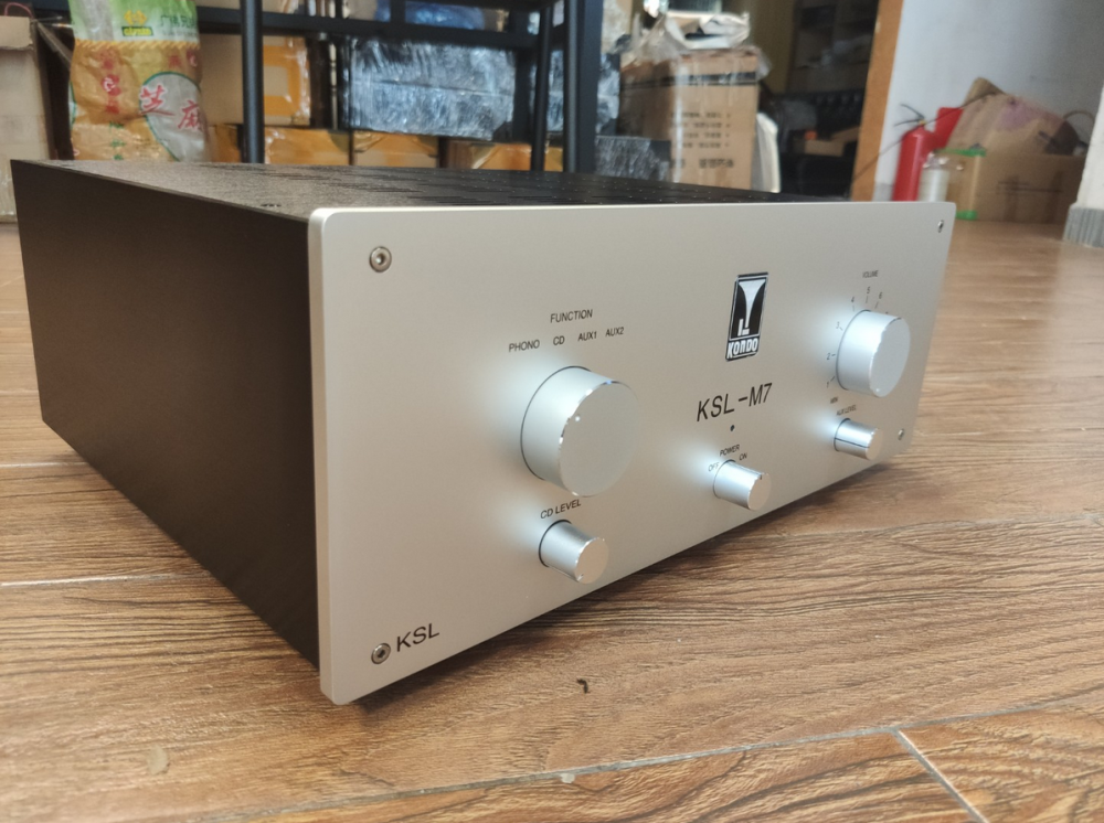 M7 Luxury Version full aluminun tube preamplifier Chassis HIFI DIY Case 430x160x330mm