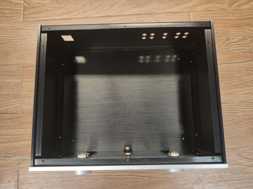 M7 Luxury Version full aluminun tube preamplifier Chassis HIFI DIY Case 430x160x330mm