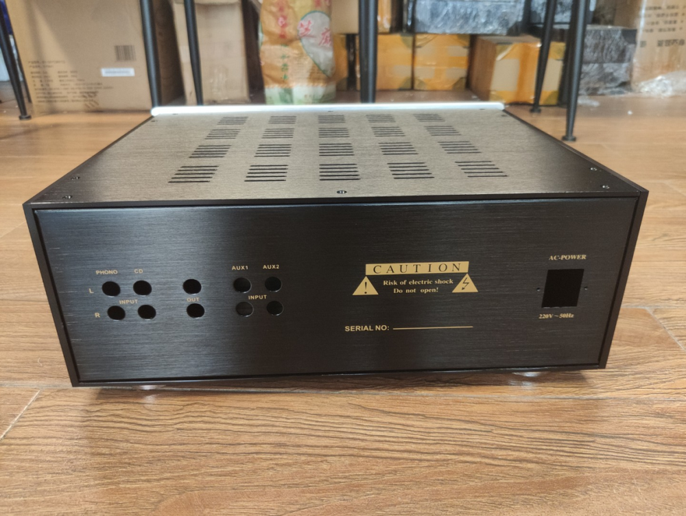 M7 Luxury Version full aluminun tube preamplifier Chassis HIFI DIY Case 430x160x330mm