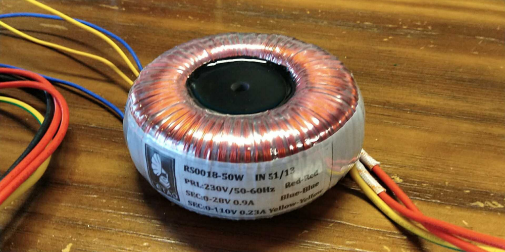 50W Japanese iron core oxygen free copper wire wound Toroidal power transformer Suitable for 834 phone amplifier