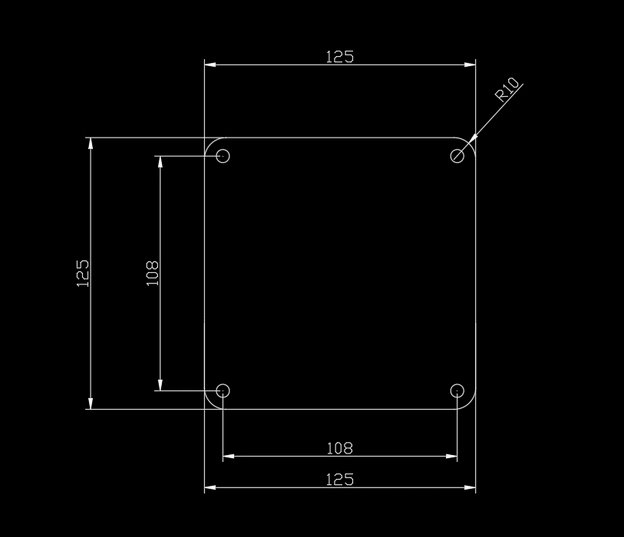 iron Transformer shielding cover protective cover 125*125*140