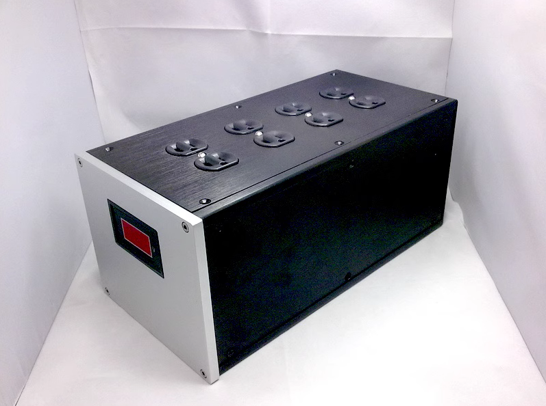 Power filter socket case Isolation transformer aluminum chassis American standard filter box