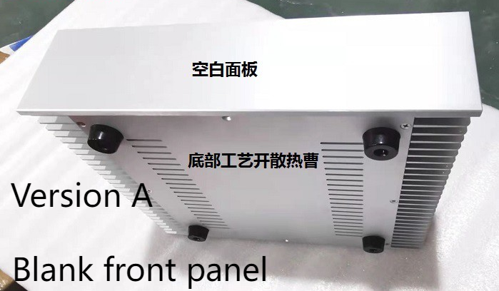 365 silver full aluminum HIFI DIY class A power amplifier chassis power supply case tube amp box