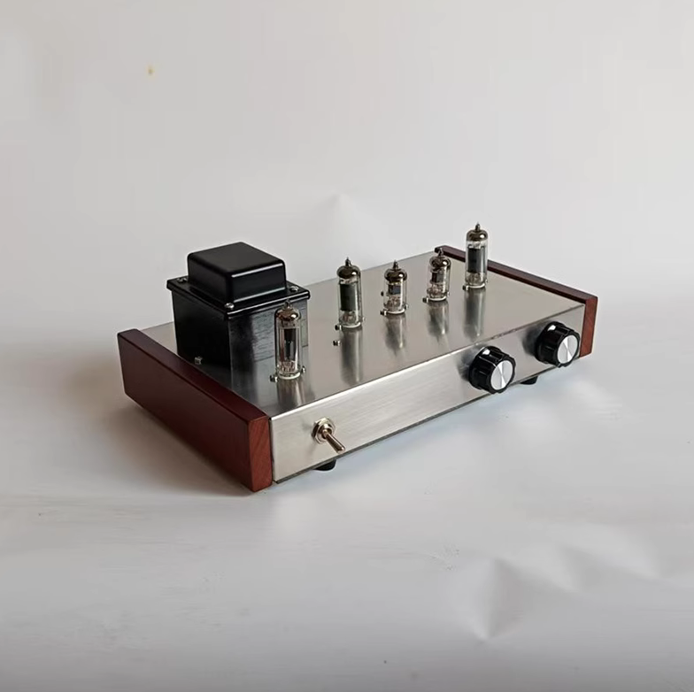 Finished 6j1+6j4 HIFI DIY stereo tube preamplifier Audiophile