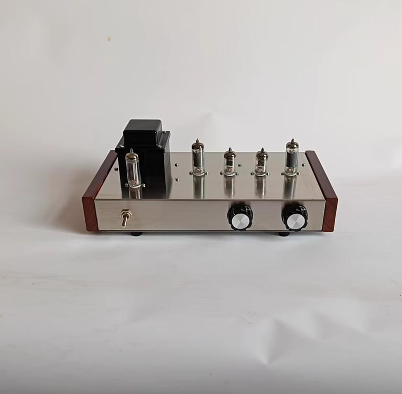 Finished 6j1+6j4 HIFI DIY stereo tube preamplifier Audiophile