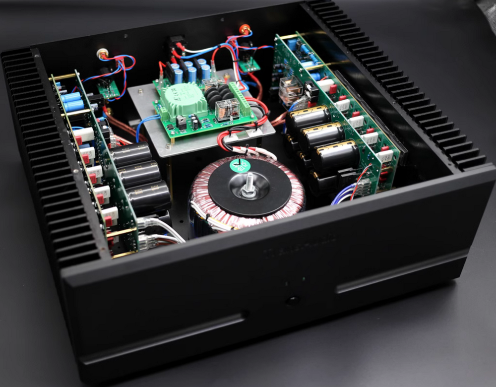 A9.2 HiFi 60W+60W big class A stereo post amplifier reference Burmester 909 Circuit
