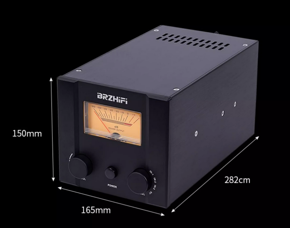 PA-417 150W+150W stereo HIFI DIY High power household amplifier Display with VU meter