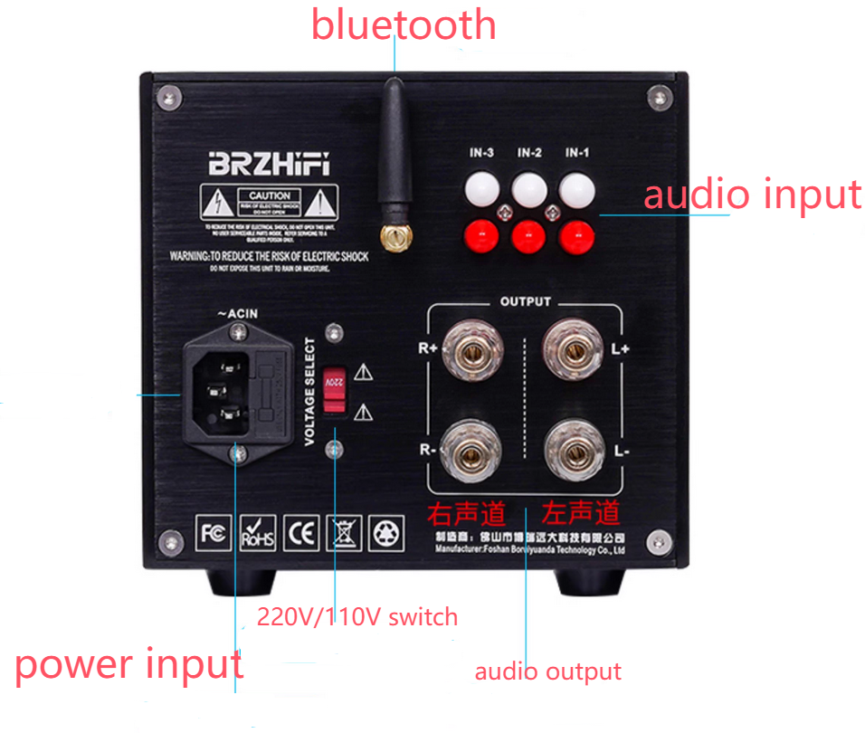 PA-417 150W+150W stereo HIFI DIY High power household amplifier Display with VU meter