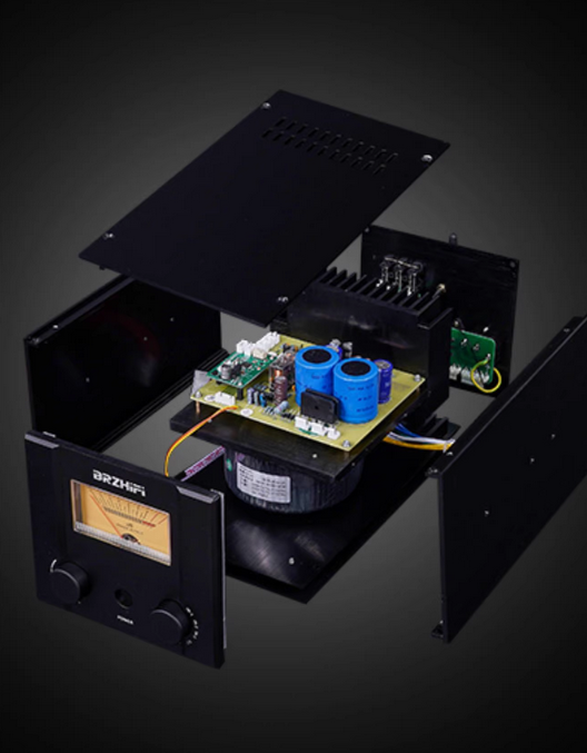 PA-417 150W+150W stereo HIFI DIY High power household amplifier Display with VU meter