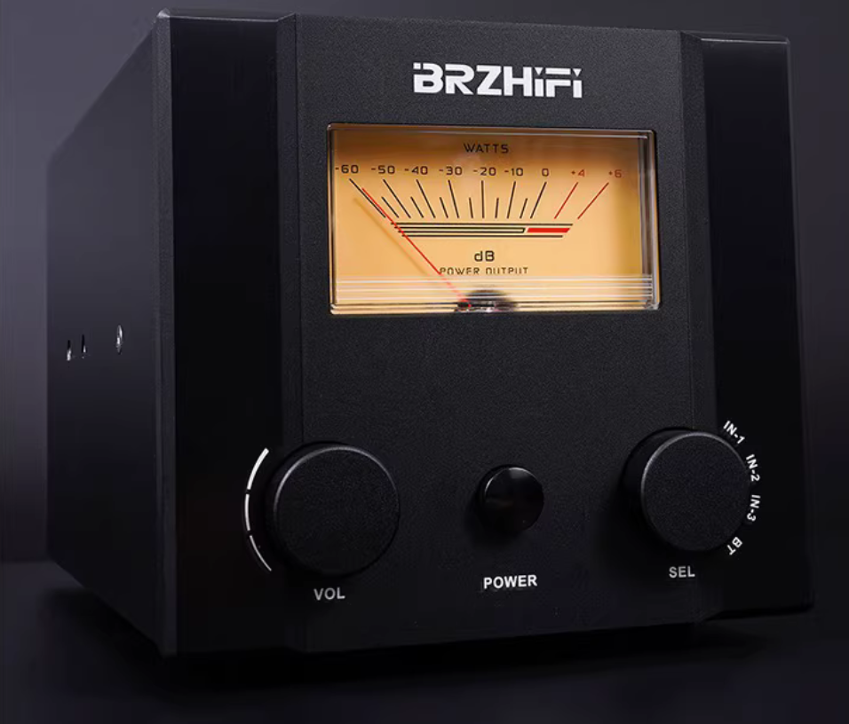 PA-417 150W+150W stereo HIFI DIY High power household amplifier Display with VU meter