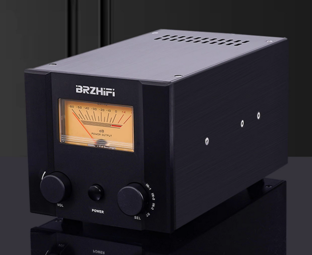 PA-417 150W+150W stereo HIFI DIY High power household amplifier Display with VU meter