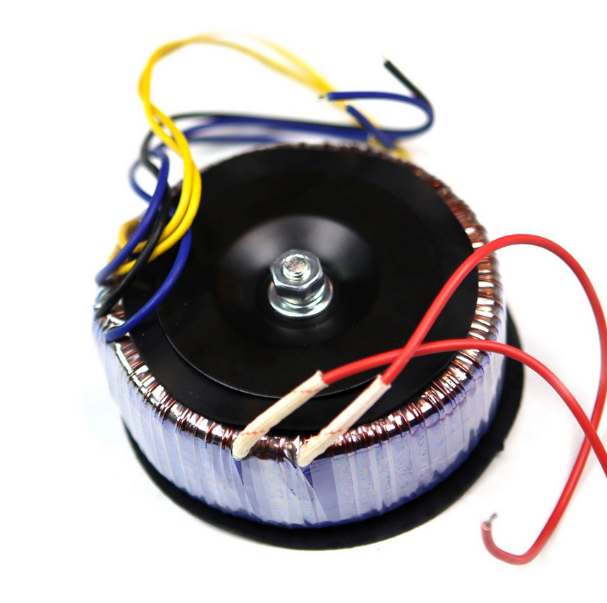 200W Pure copper wire wound Audio Toroidal Transformer for amplifier output:0-20V 0-20V 0-15V