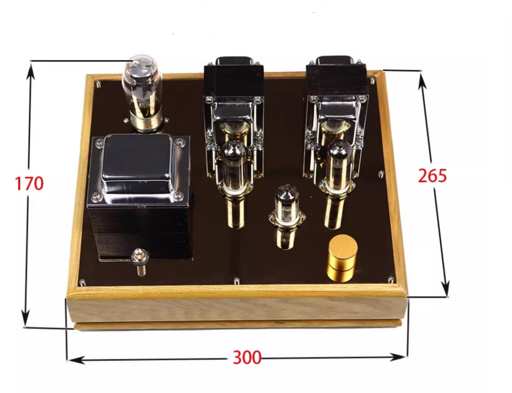 6N11+EL84 5Z4P rectification HIFI DIY stereo 3.8W*2 Single ended tube amplifier pure Handmade
