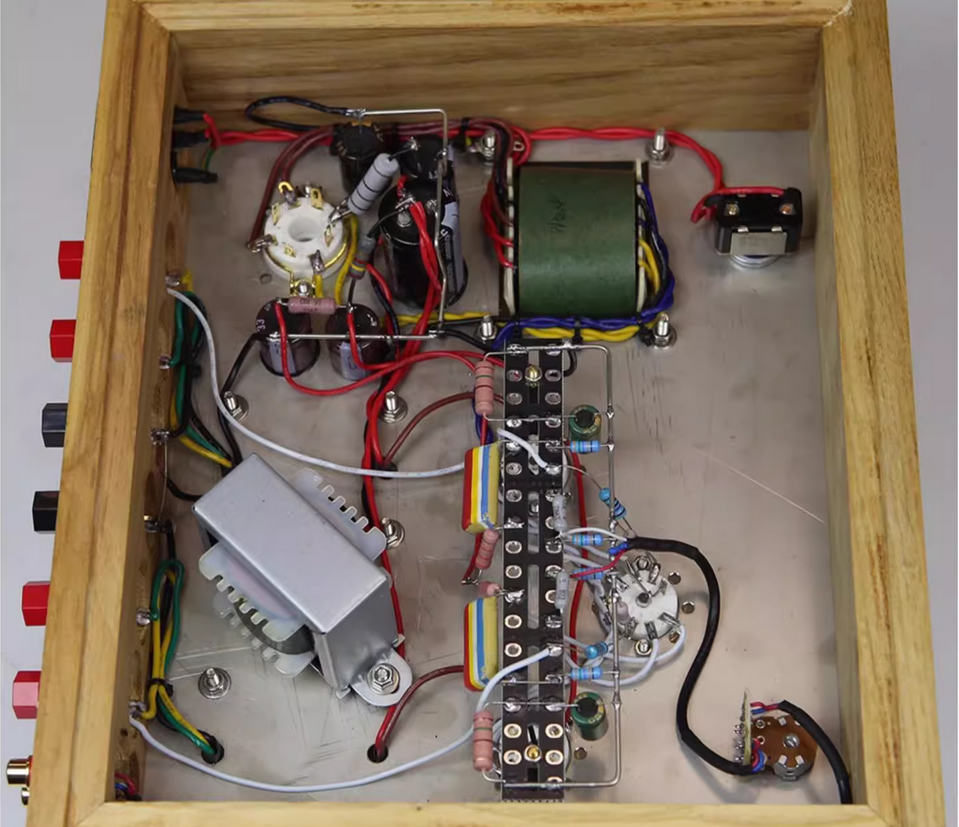 6N11+EL84 5Z4P rectification HIFI DIY stereo 3.8W*2 Single ended tube amplifier pure Handmade