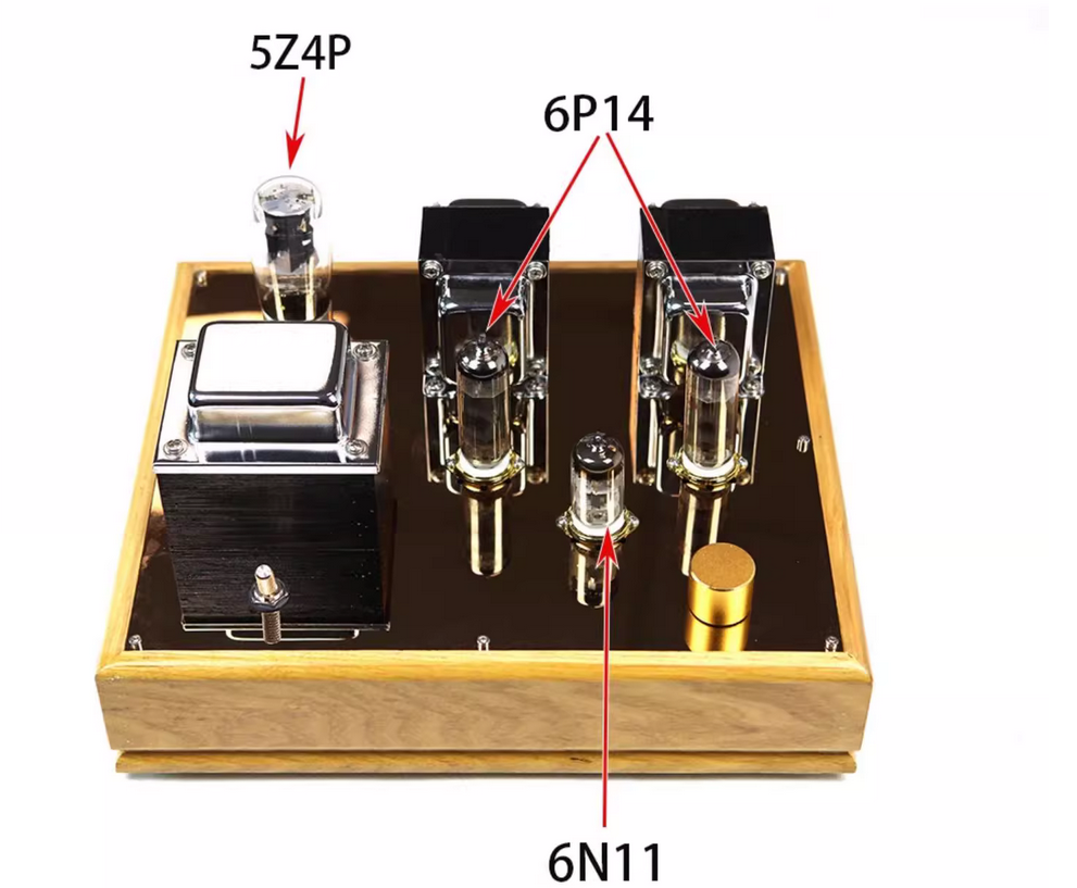 6N11+EL84 5Z4P rectification HIFI DIY stereo 3.8W*2 Single ended tube amplifier pure Handmade