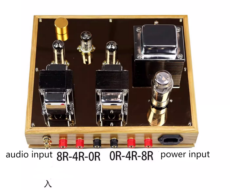 6N11+EL84 5Z4P rectification HIFI DIY stereo 3.8W*2 Single ended tube amplifier pure Handmade