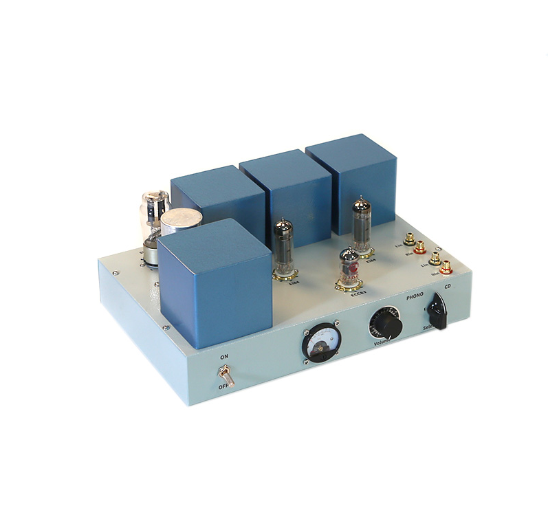 12AX7/ECC83 push 6P14/EL84 5Z4P HIFI DIY stereo 3.8W*2 tube amplifier with VU meter