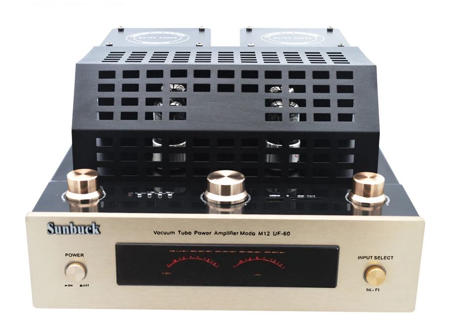 Sunbuck 6K3P HI-FI 4.2 Bluetooth 160W 2.0 Vacuum Tube Amplifier supports USB SD Vacuum Tube sound Power Amplifier Audio