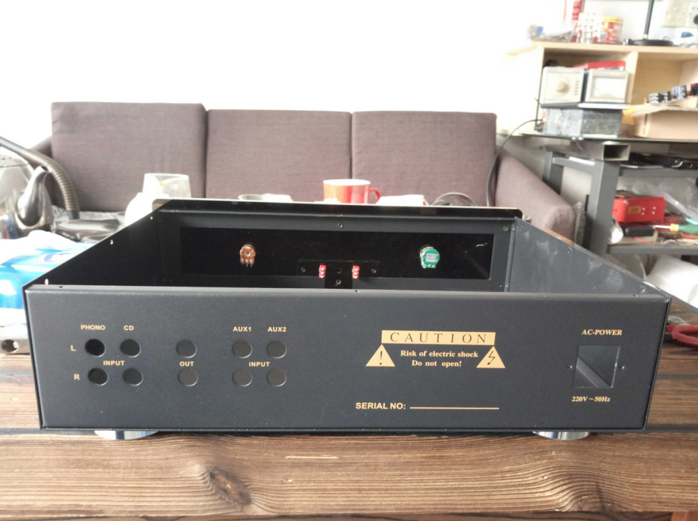 Cary tube preamp chassis 4312 HIFI DIY amp case Multiple panel options available