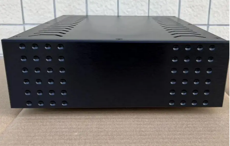 NEW beautiful Black Full Aluminum Power Amplifier Chassis amp DIY box PSU case 250*90*311MM