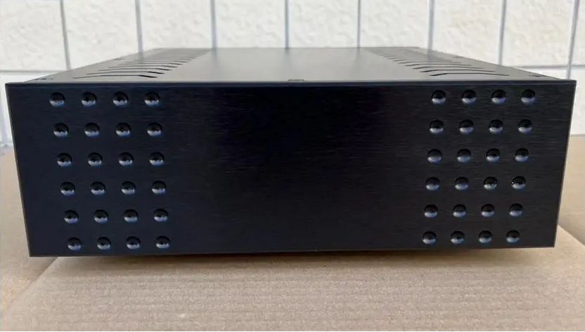 NEW beautiful Black Full Aluminum Power Amplifier Chassis amp DIY box PSU case 250*90*311MM