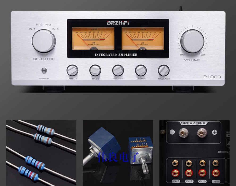 P1000 class AB HIFI DIY stereo 250W+250W power amplifier Refer to Accuphase circuit