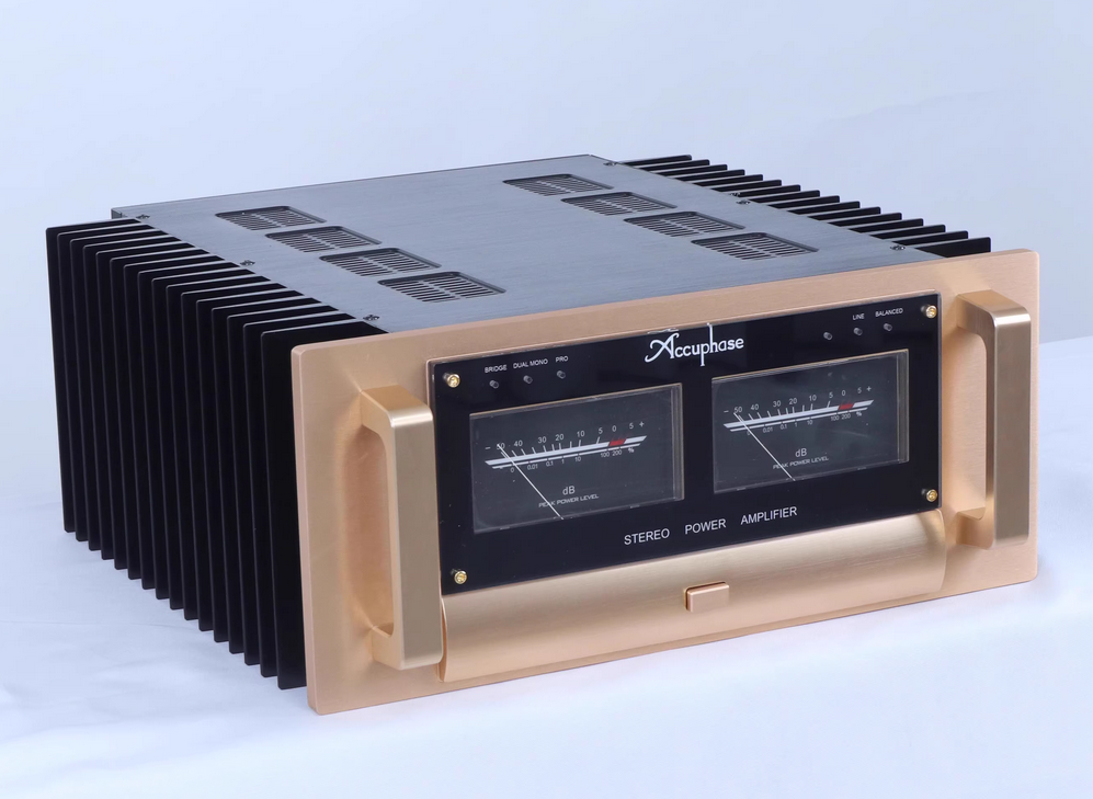 accuphase A65 class A hifi DIY post amplifier chassis both sides with heatsink amp box