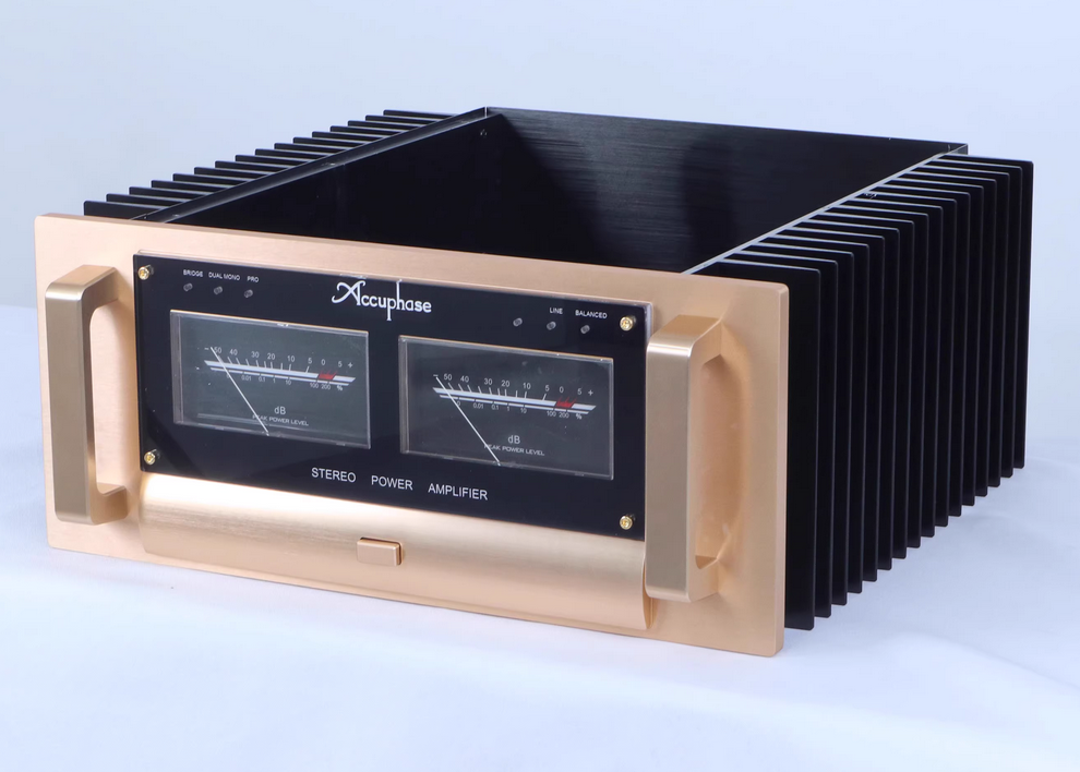 accuphase A65 class A hifi DIY post amplifier chassis both sides with heatsink amp box