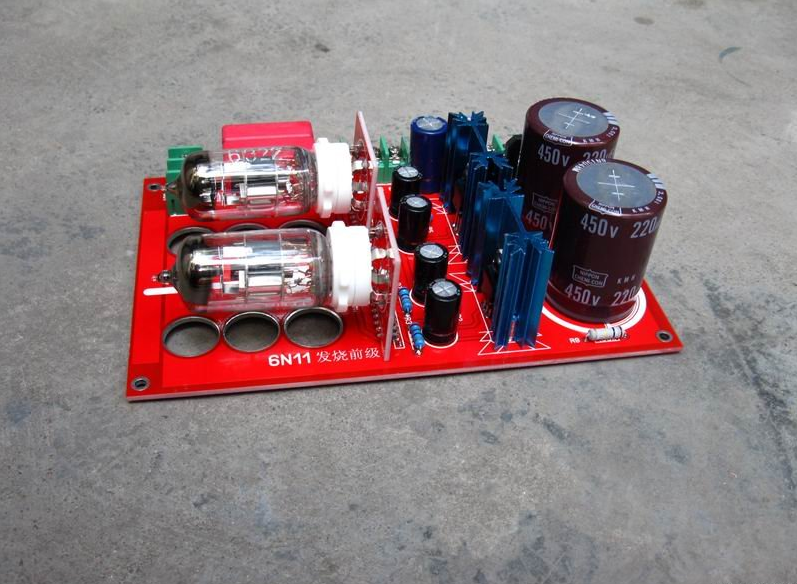 Finished 6N11 HIFI DIY stereo tube preamp board SRPP Circuit Architecture