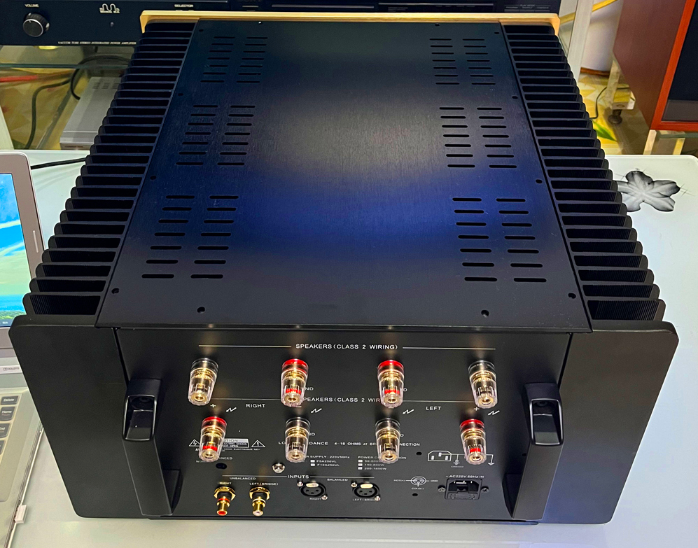 Imitation Accuphase P70 full aluminum HIFI DIY class A power amplifier chassis with VU meter