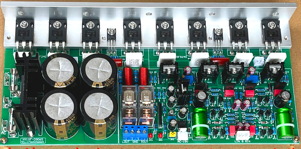 PIONEER DX60 circuit class A Field effect transistor stereo HIFI DIIY stereo amplifier board
