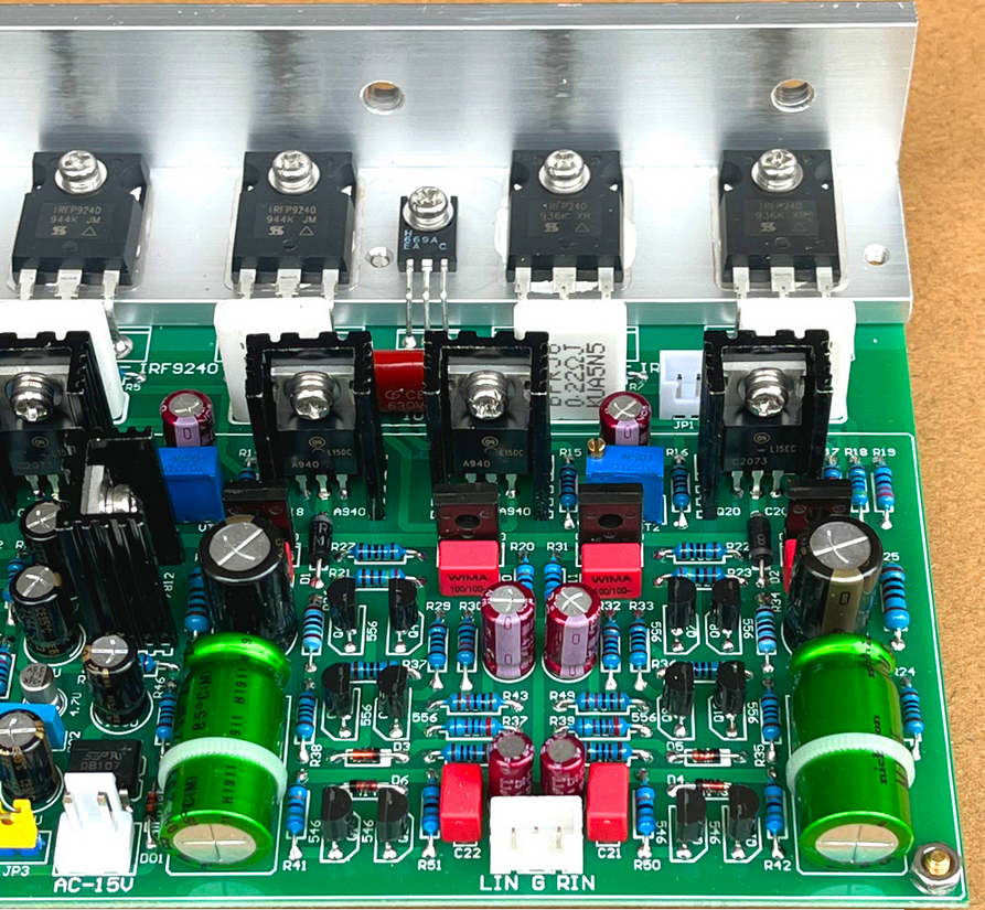 PIONEER DX60 circuit class A Field effect transistor stereo HIFI DIIY stereo amplifier board