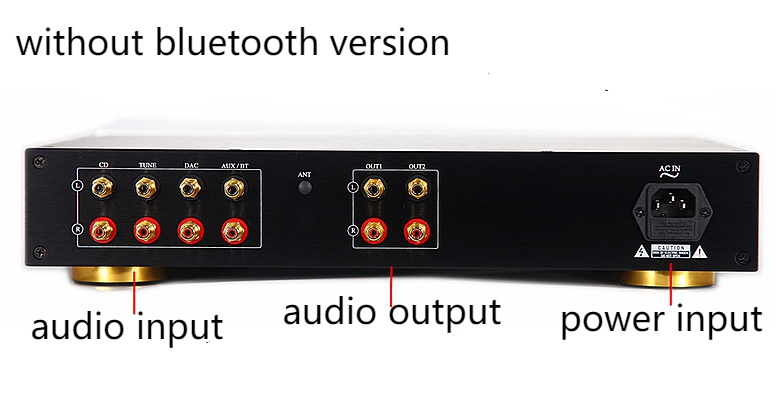 MK100 Class A HiFi Preamplifier Support Remote Control Refer to Electrocompaniet circuit