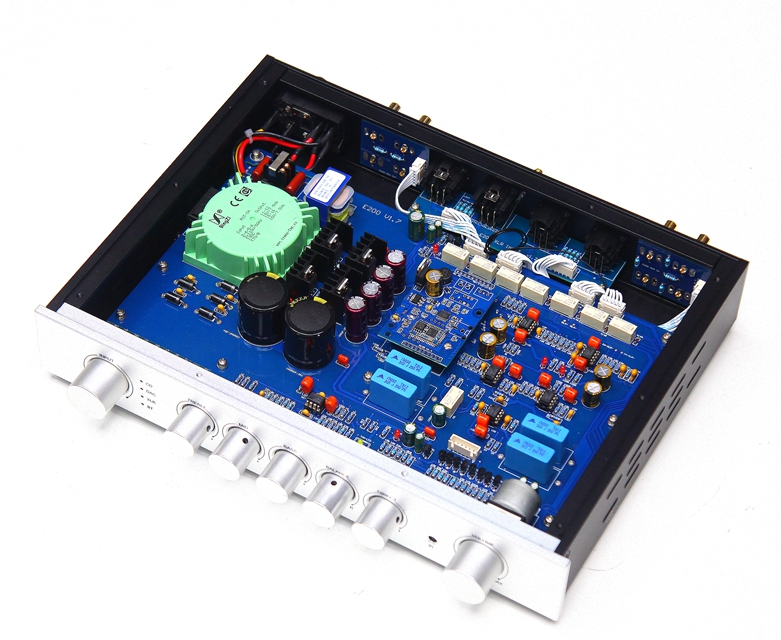 E200 HiFi DIY stereo balance Preamplifier Support Remote Control